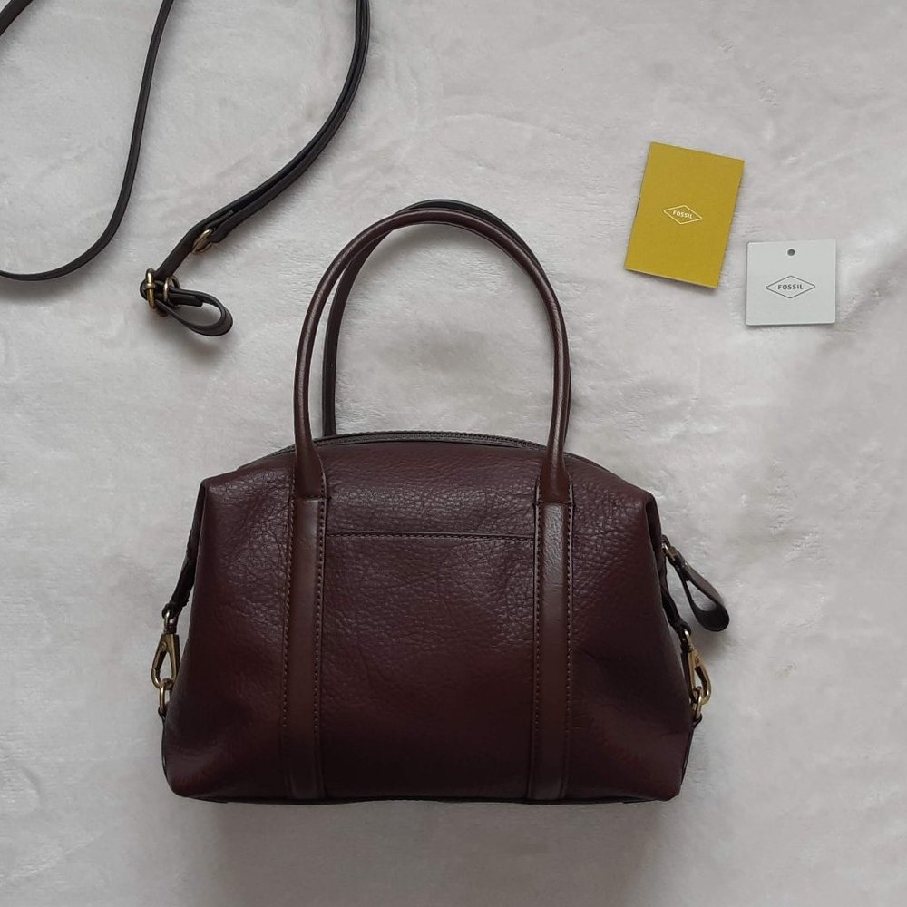 Fossil | Brand New ⭐️Brown Charley Leather Satchel